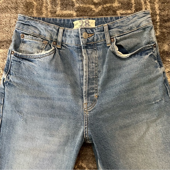 Free People Slit Bootcut Jeans - Picture 8 of 9